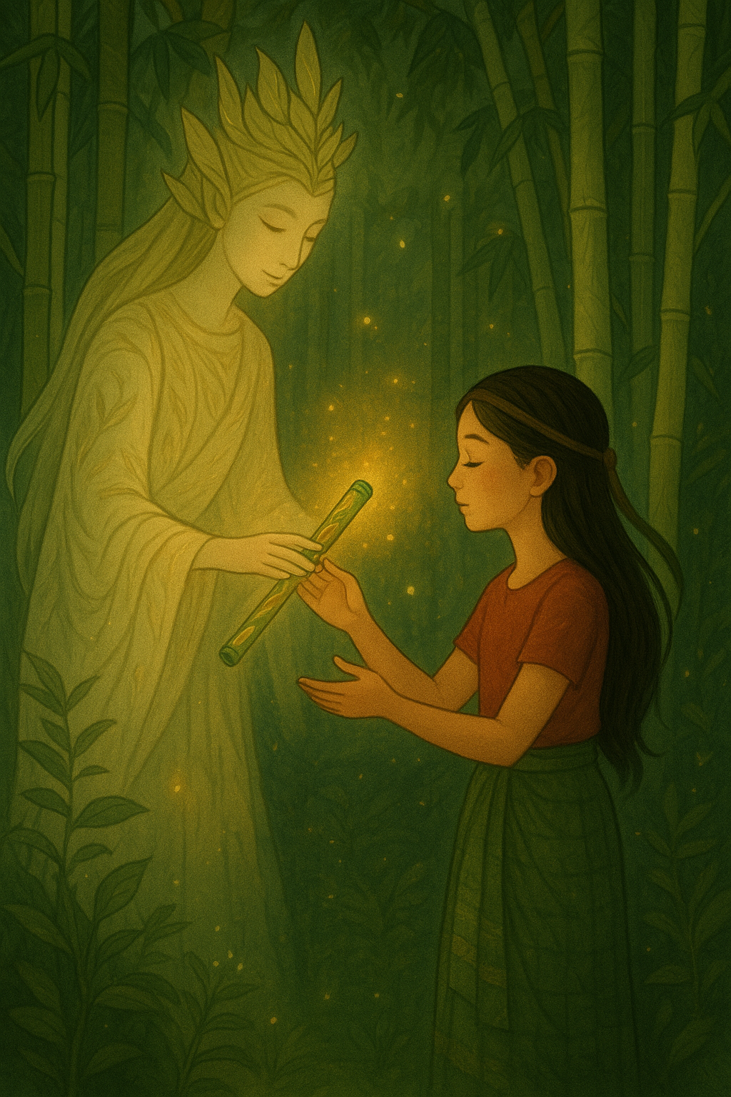 The Bamboo Flute of the Forest Spirit - Buran Story