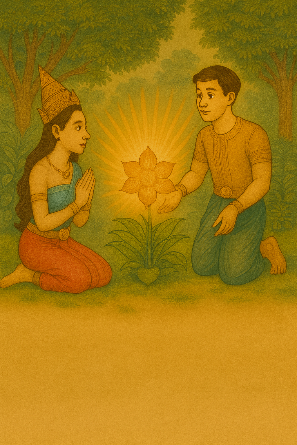 The Light of the Golden Sand Flower