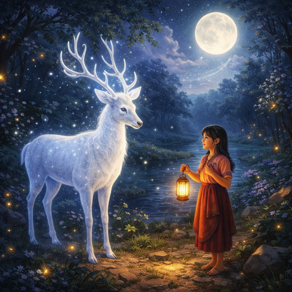 The Moon Deer and the Brave Little Girl - Buran Story