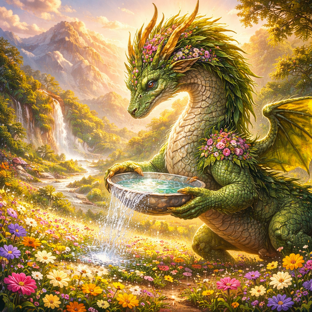 The Dragon Who Loved the Flowers - Buran Story