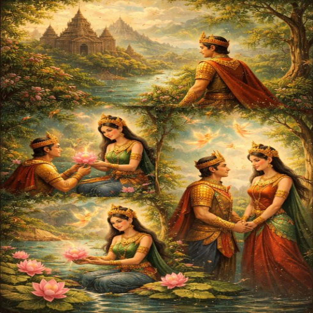 The Prince and the Magical Lotus - Buran Story
