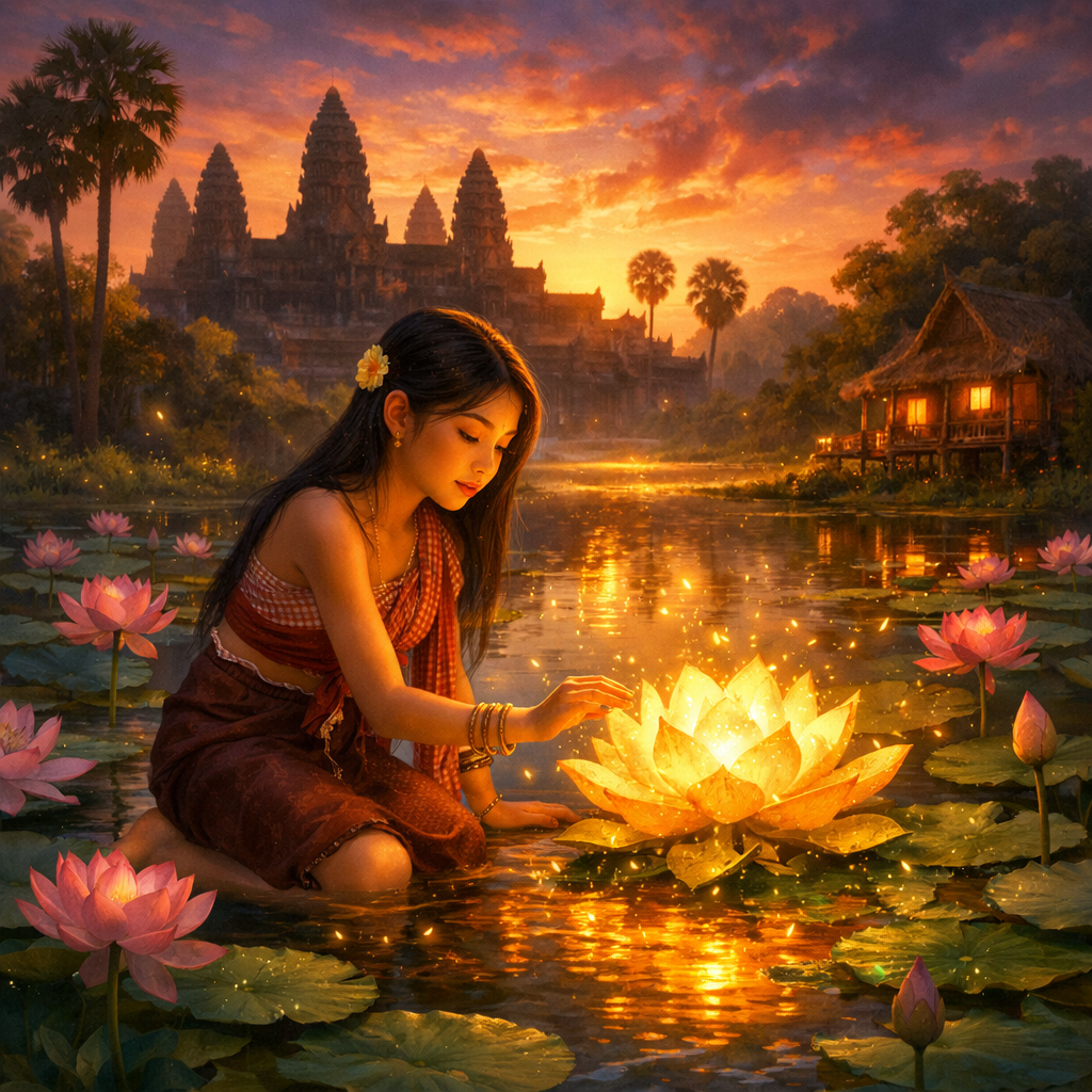 The Golden Lotus of Angkor - Buran Story