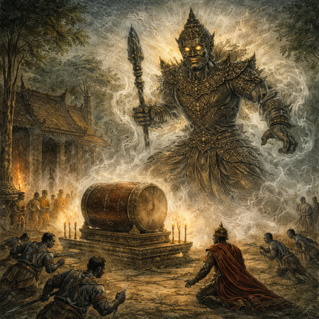 The Guardian of the Silent Drum